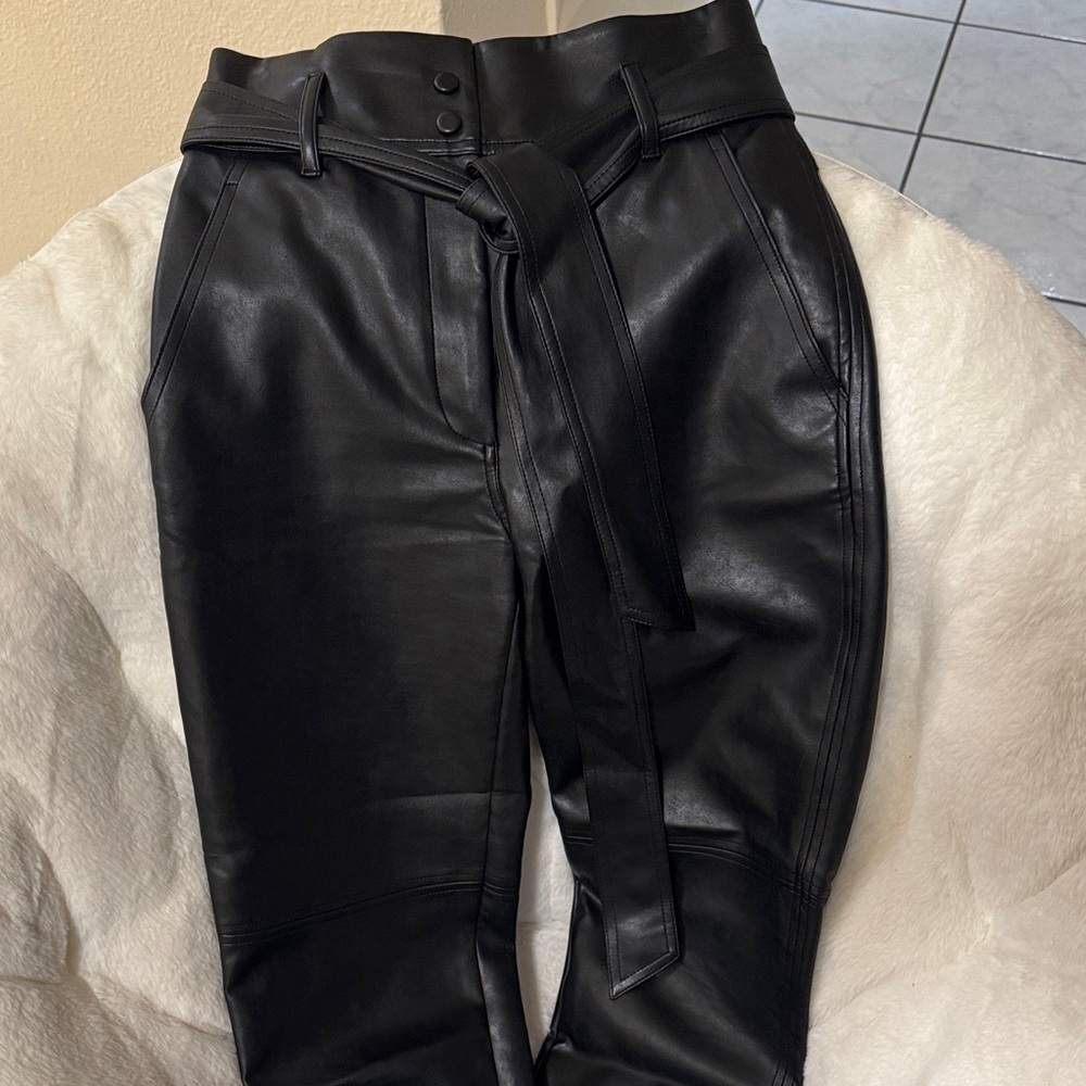 Wilfred Black Straight Leg Pants